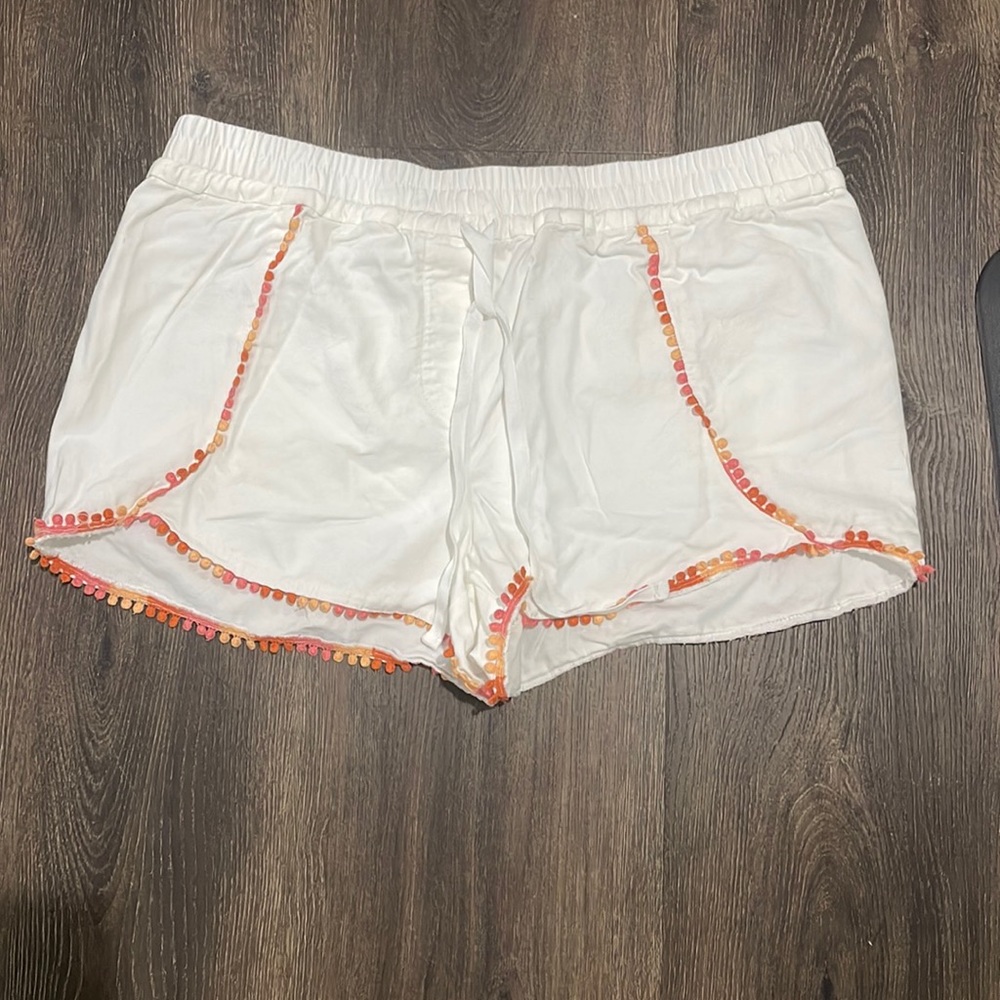 White Loft Soft Shorts
